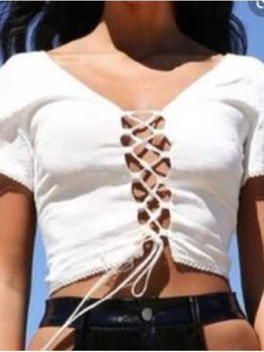 I AM GIA white top